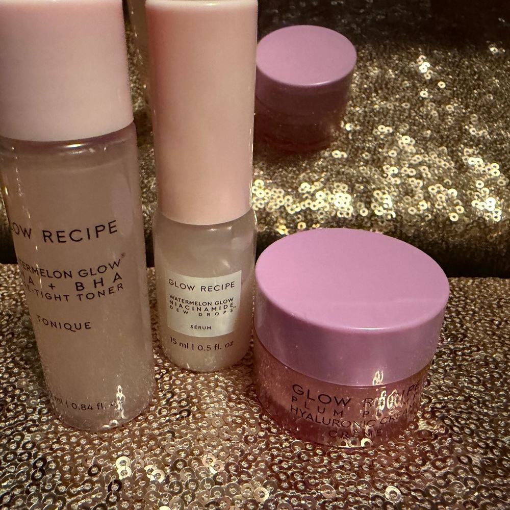 Glow Recipe Watermelon Glow Skincare Travel Set - Pink